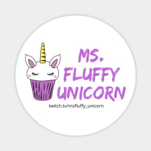 Ms Fluffy Unicorn Magnet